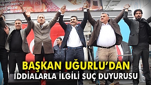 Başkan Uğurlu'dan iddialarla ilgili suç duyurusu