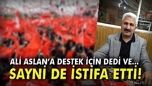 SAYNİ AİLESİ CHP'DEN DESTEĞİNİ ÇEKTİĞİNİ AÇIKLADI