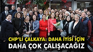 CHP'li Çalkaya: Daha iyisi için daha çok çalışacağız