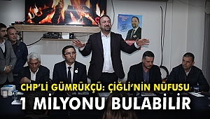 CHP'li Gümrükçü: Çiğli'nin nüfusu 1 milyonu bulabilir