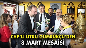 CHP’li Utku Gümrükçü'den 8 Mart mesaisi