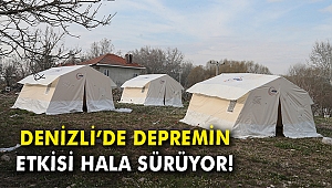 Denizli'deki depremin etkisi ala sürüyor!