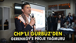 Fatih Gürbüz'den Gerenköy'e proje yağmuru