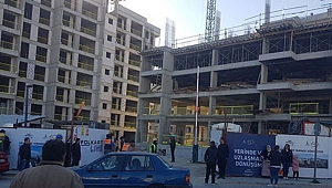 İzmir'de kule vinçten düşen kişi hayatını kaybetti