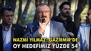 Nazmi Yılmaz: Gaziemir'de oy hedefimiz yüzde 54
