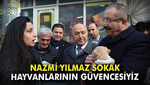 Nazmi Yılmaz: Sokak hayvanlarının güvencesiyiz
