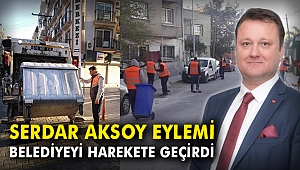 Serdar Aksoy eylemi belediyeyi harekete geçirdi