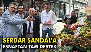 Serdar Sandal'a esnaftan tam destek