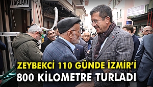 Zeybekci, 110 günde İzmir'i 800 kilometre turladı