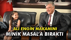 Ali Engin makamını minik Masal’a bıraktı
