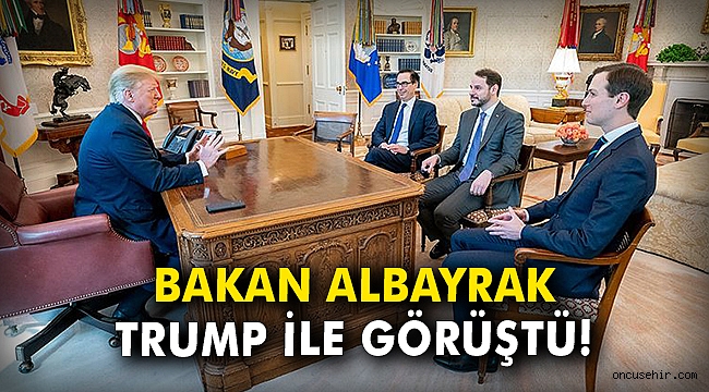 Bakan Albayrak ABD Başkanı Trump ile görüştü