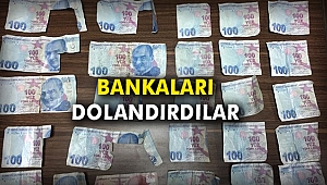 Bankaları dolandırdılar