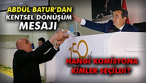 Başkan Batur'dan Kentsel Dönüşüm Mesajı