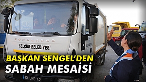 Başkan Sengel'den sabah mesaisi