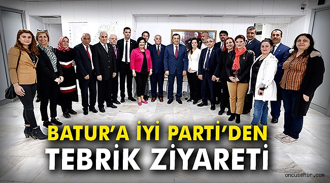 Batur’a İYİ Parti Konak’tan tebrik ziyareti