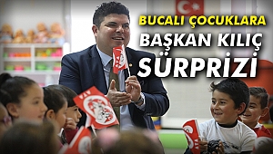 Bucalı çocuklara Başkan Kılıç sürprizi