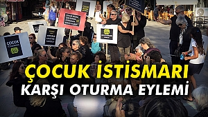 Çocuk istismarına karşı oturma eylemi