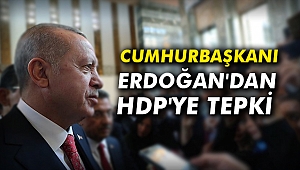 Cumhurbaşkanı Erdoğan'dan HDP'ye tepki