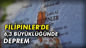 Filipinler'de 6,3 büyüklüğünde deprem