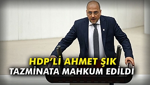 HDP'li Ahmet Şık tazminata mahkum edildi