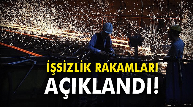 İşsizlik rakamları açıklandı