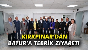 Kırkpınar’dan Batur’a Tebrik ziyareti