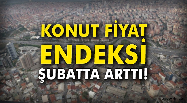 Konut Fiyat Endeksi şubatta arttı
