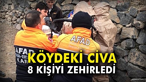 Köydeki Civa 8 Kişiyi Zehirledi