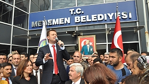 Menemen'de Serdar Aksoy görevi devraldı