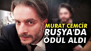 Murat Cemcir Rusya'da ödül aldı