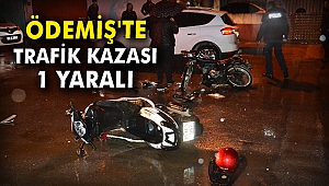 Ödemiş'te trafik kazası: 1 yaralı