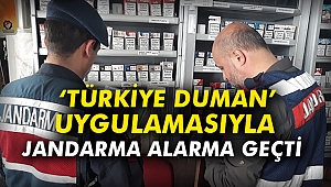 ‘Türkiye Duman’ uygulamasıyla Jandarma alarma geçti