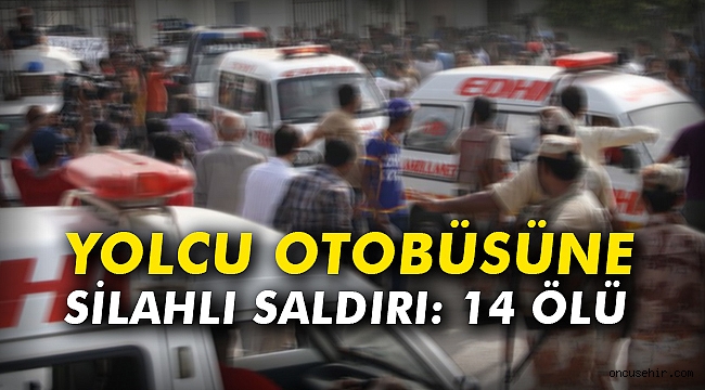 Yolcu otobüsüne silahlı saldırı: 14 ölü