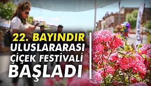22. Bayındır Uluslararası Çiçek Festivali başladı