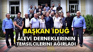 Başkan İduğ Alevi derneklerinin temsilcilerini ağırladı