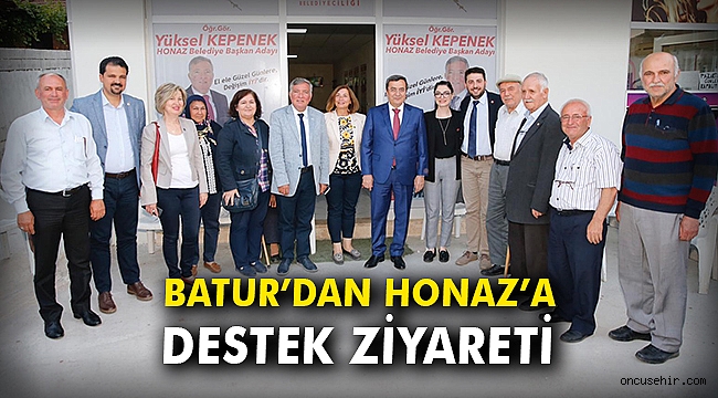 Batur’dan Honaz'a destek ziyareti