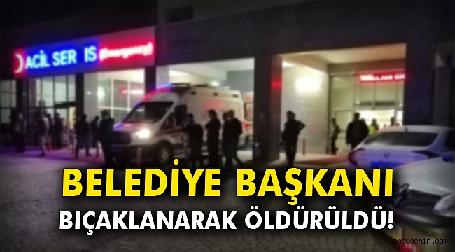 Belediye Başkanı bıçaklanarak öldürüldü!