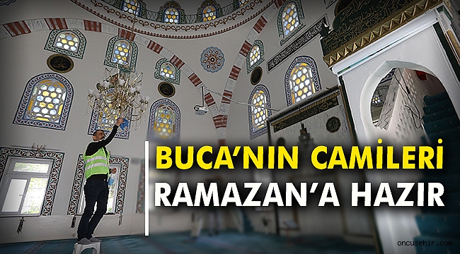 Buca’nın camileri Ramazan’a hazır