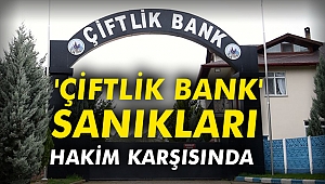 'Çiftlik Bank' sanıkları hakim karşısında