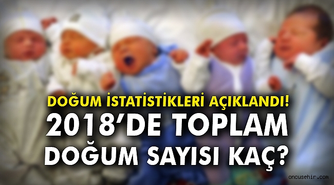 Doğum istatistikleri açıklandı! 2018'de toplam doğum sayısı kaç?