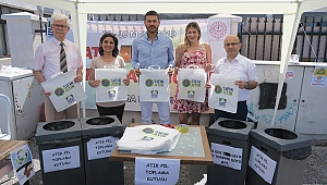 Foça’da geri dönüşüme bez torba kampanyası
