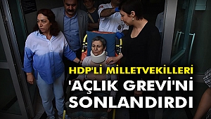 HDP'li milletvekilleri 'açlık grevi'ni sonlandırdı
