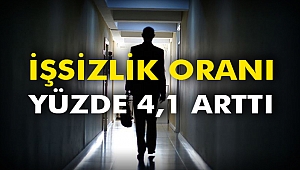 İşsizlik oranı yüzde 4,1 arttı