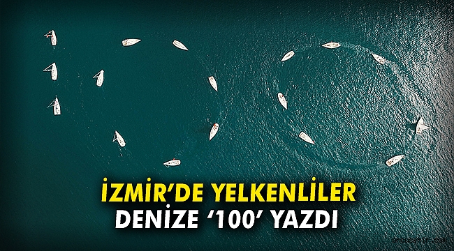 İzmir'de yelkenliler denize