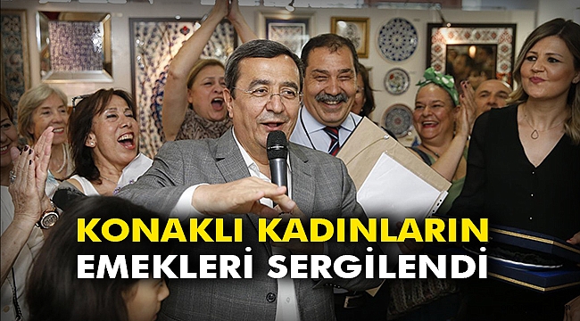 Konaklı kadınların emekleri sergilendi