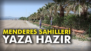 Menderes Sahilleri Yaza Hazır