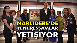Narlıdere'de yeni ressamlar yetişiyor