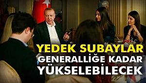 Yedek Subaylar Generalliğe kadar yükselebilecek