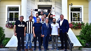 Altay taraftarı Başkan İduğ’u ziyaret etti