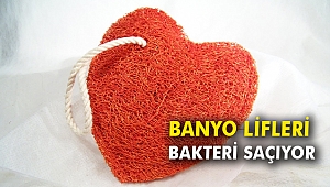 Banyo lifleri bakteri saçıyor